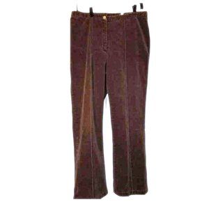 NEWPORT NEWS JEANOLOGY COLLECTION Brown Stretch Corduroy Boot Cut Pants …